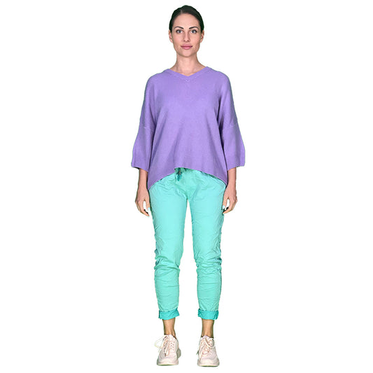 Pulllover Color 3/4 Arm